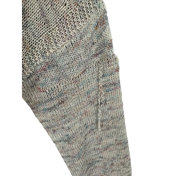 J. Jill‎ Women's V-Neck Sweater M Multicolored Speckled Knit FLAW - Picture 6 of 10